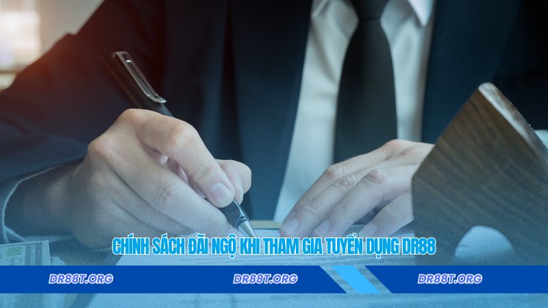 Chính sách đãi ngộ khi tham gia tuyển dụng Dr88