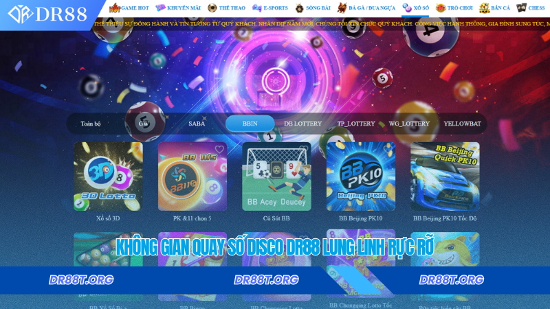 Không gian quay số Disco Dr88 lung linh rực rỡ